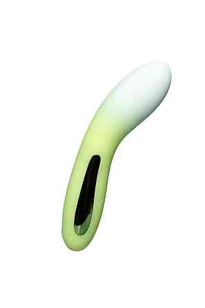 Мини вибратор для точки G Every Night Toys с цветным светодиодом, градиент зеленый Sex Aura Киев