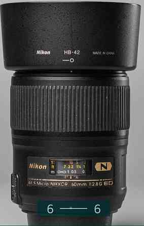 Объектив: NIKON NIKKOR 60mm. 2.8G Macro FX. Киев