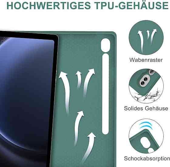 Фірмовий чохол-клавіатура для Samsung Galaxy Tab S10+ /S9+ Plus /Tab S9 FE+12.4 дюй SM-X810/SM-X816B/SM-X818U/SM-X616B 2023 Дніпро