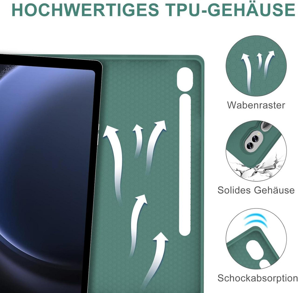 Фирменный чехол-клавиатура для Samsung Galaxy Tab S10+ /S9+ Plus /Tab S9 FE+12.4 дюй SM-X810/SM-X816B/SM-X818U/SM-X616B 2023 Днепр - изображение 4