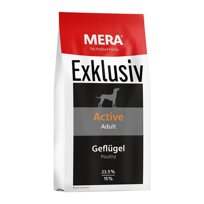Mera Dog Exklusiv Active (Мера Ексклюзив Актив) сухий корм із птицею для собак спортивних і активних 15 кг Запоріжжя - фото 1