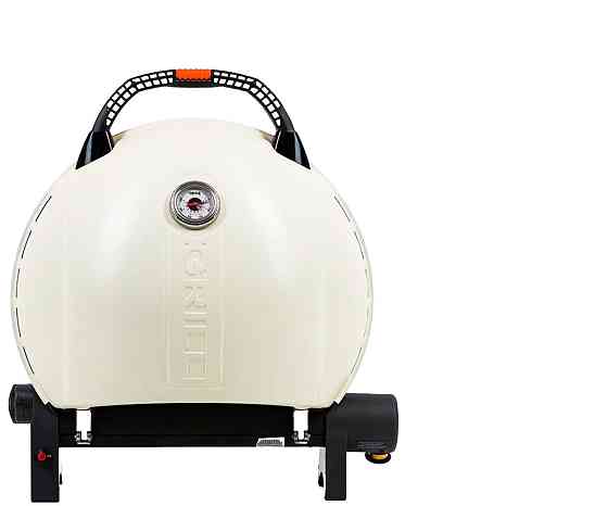 КОМПЛЕКТ Портативний переносний газовий гриль O-GRILL 900, кремовий + шланг в подарунок! Код: 013372 Рівне