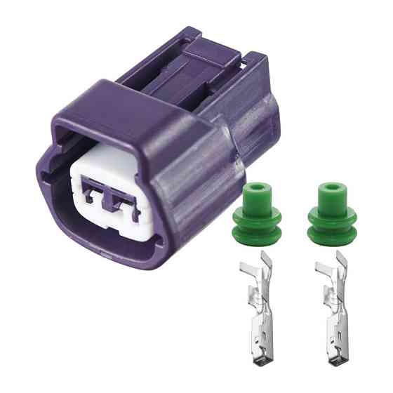 Роз'єм конектор 2-кон., Дат, Температури Охлажд, Жидкости, Фіолетовий, Пластик, 6189-0778, 6918-1594, Infiniti, Nissan Київ