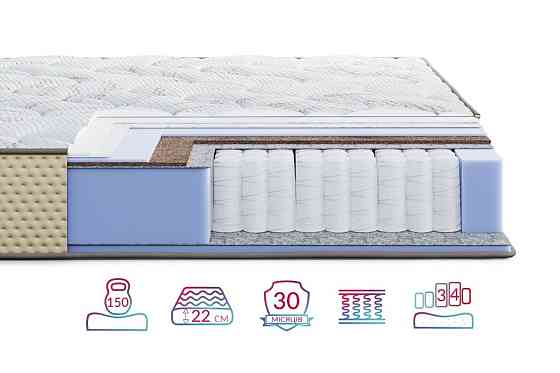 Ортопедичний пружинний матрац Levante Brezza/Леванте Бриза ТМ Highfoam 160х200 Харків