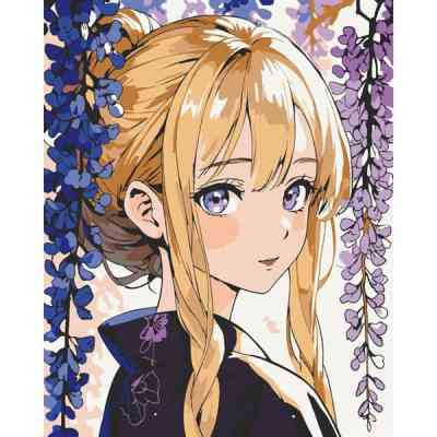 Картина по номерам ArtCraft Світловолоса дівчина 40х50 см (16102-AC) Вінниця