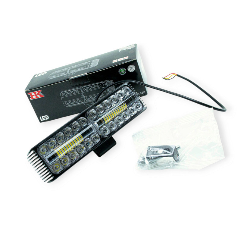 Фара LED прямокутна 200х55х55 (ДВШ) 48W 6000L дальня додаткова Мукачево - фото 1