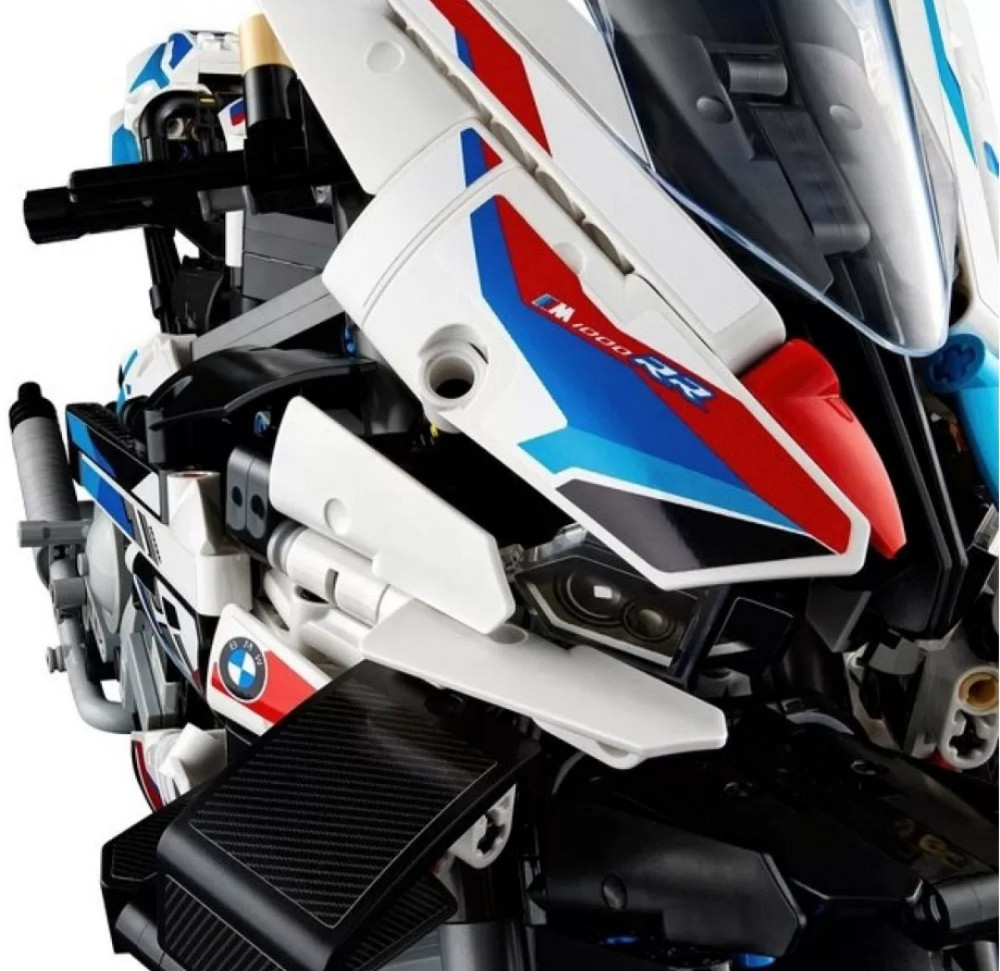Конструктор мотоцикл  Technic BMW M 1000 RR 1920  деталей маштаб 1:10 мотоцикл БМВ Київ - фото 8