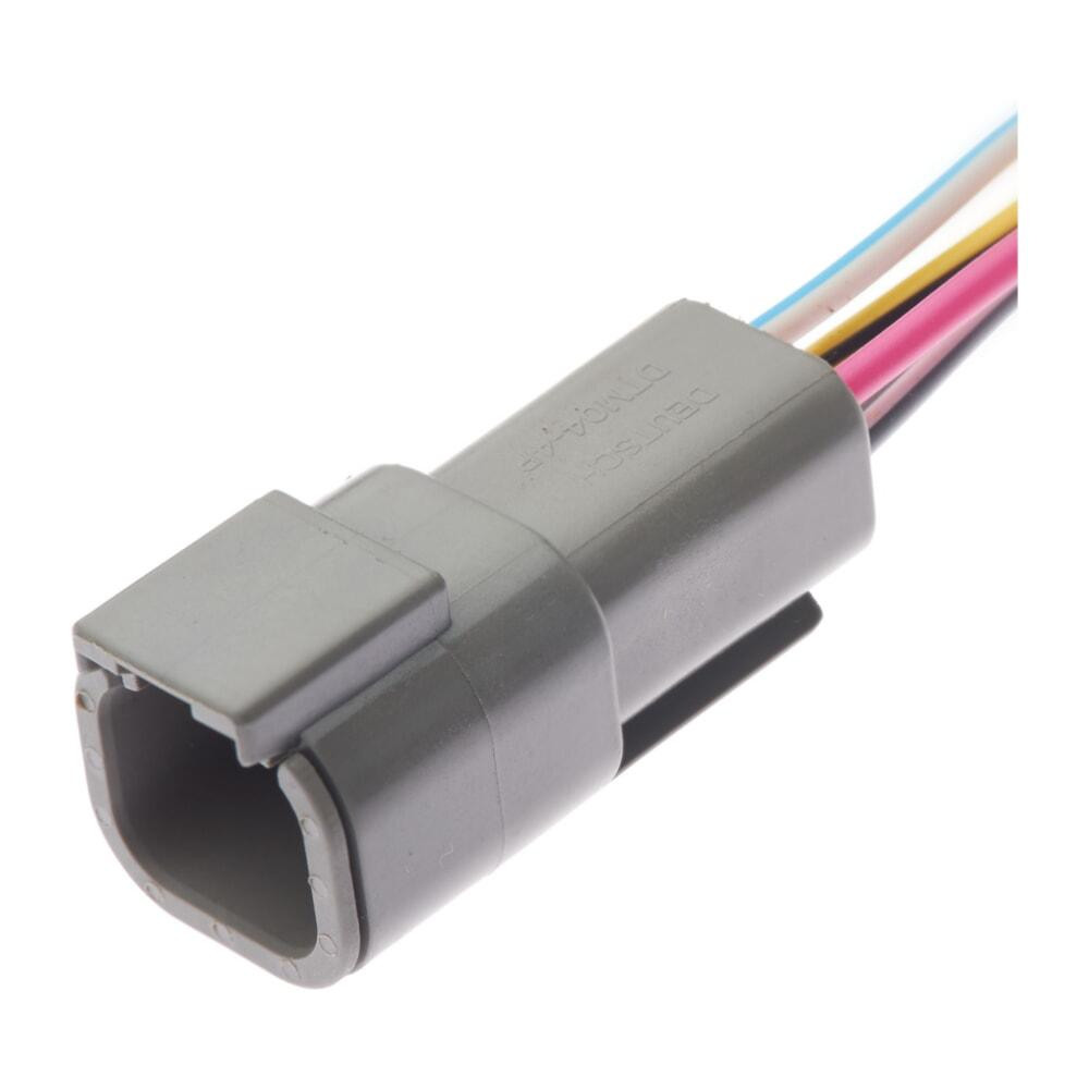 Роз'єм конектор с проводом, 4-кон., Спецтехника, DTM04-4P, ATM04-4P, DEUTSCH Америка, CAT, JCB, MAN 47643 Київ - фото 1