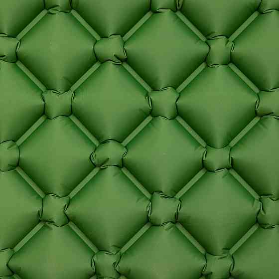 Надувний туристичний матрас 190х55 см, зелений Київ