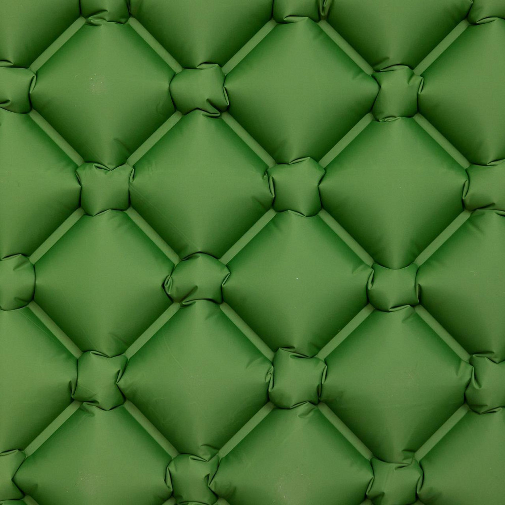 Надувний туристичний матрас 190х55 см, зелений Київ - фото 1