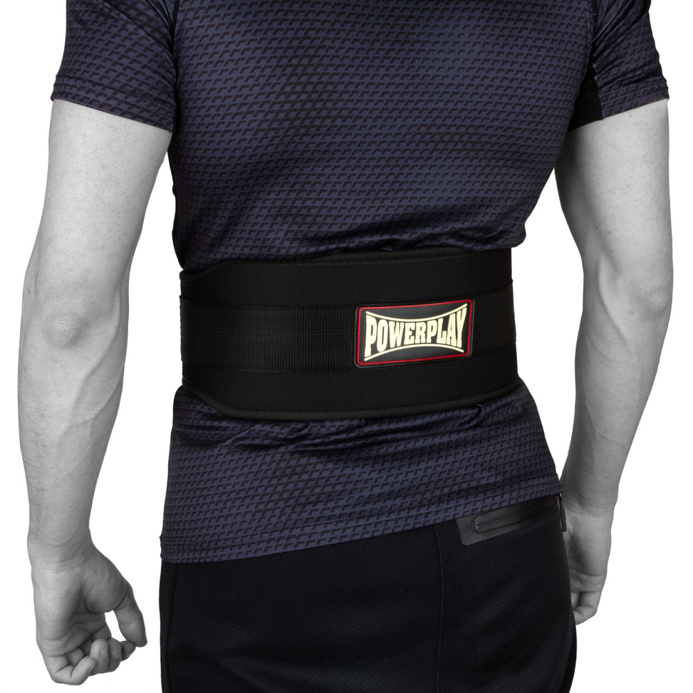 Пояс для важкої атлетики PowerPlay 5535 неопреновий Чорний XL Кам'янське - фото 5