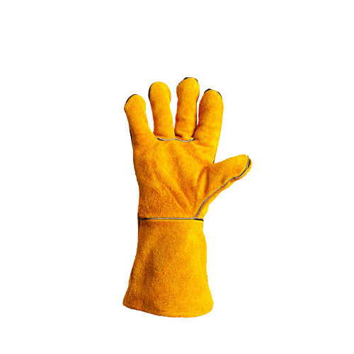 Рукавички 4507 краги зварювальні з підкладкою жовтий ДКГ Житомир - изображение 3