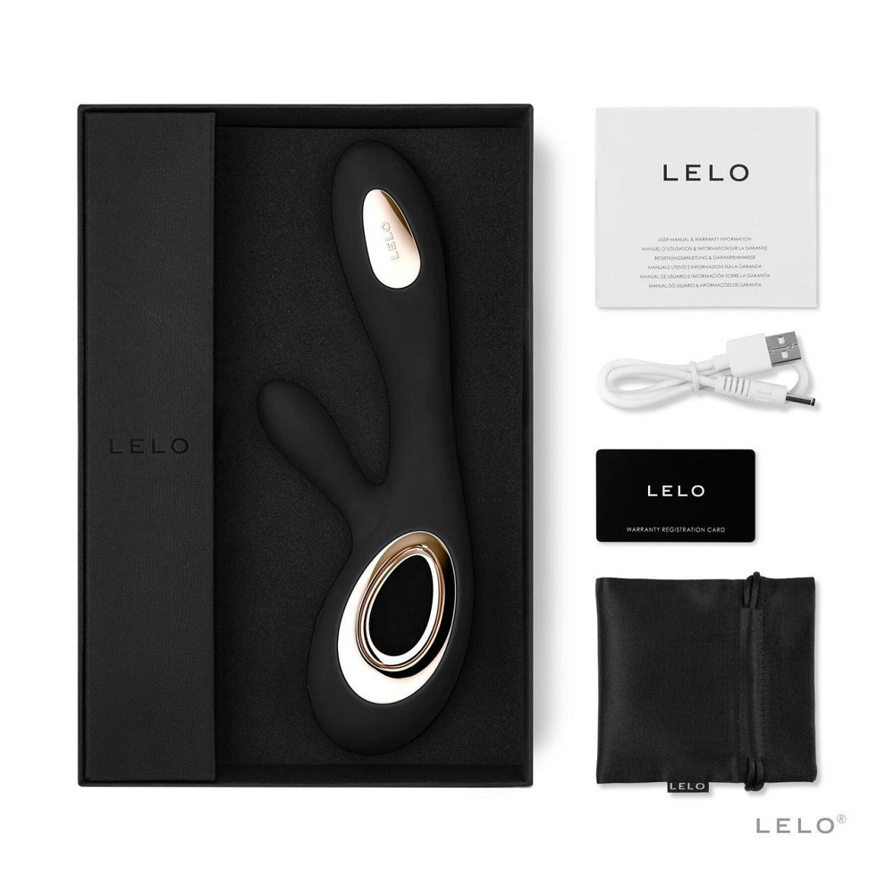 Вибратор-кролик LELO Soraya Wave Black, манящие движения ствола Sex Aura Киев - изображение 7