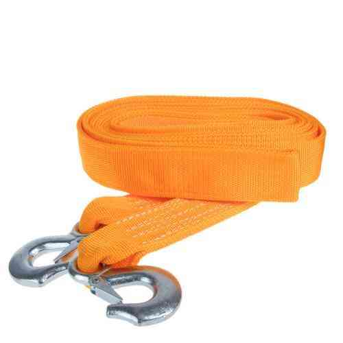Трос буксирувальний ТР-250-4-1 4т стрічка 48мм х 5м оранжевий гак у пакеті Харків