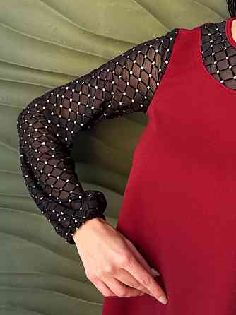 Вечірня сукня з прозорими рукавами Sofira 42-44, Марсала Київ