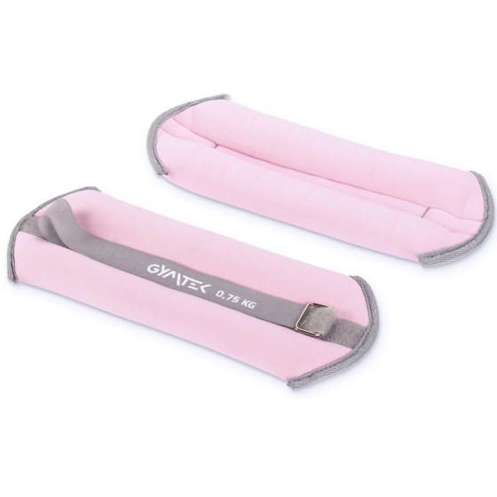 Утяжелители Gymtek для рук и ног 2 х 0,75кг розовый Киев