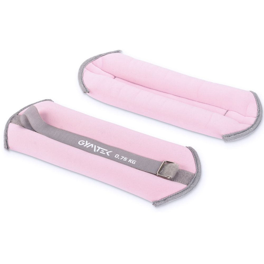 Утяжелители Gymtek для рук и ног 2 х 0,75кг розовый Киев - изображение 3