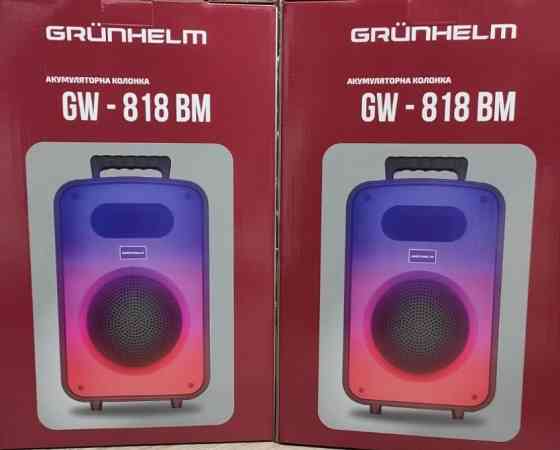 Стерео акустика GW-818BM из двух колонок с функцией TWS/караоке. Киев