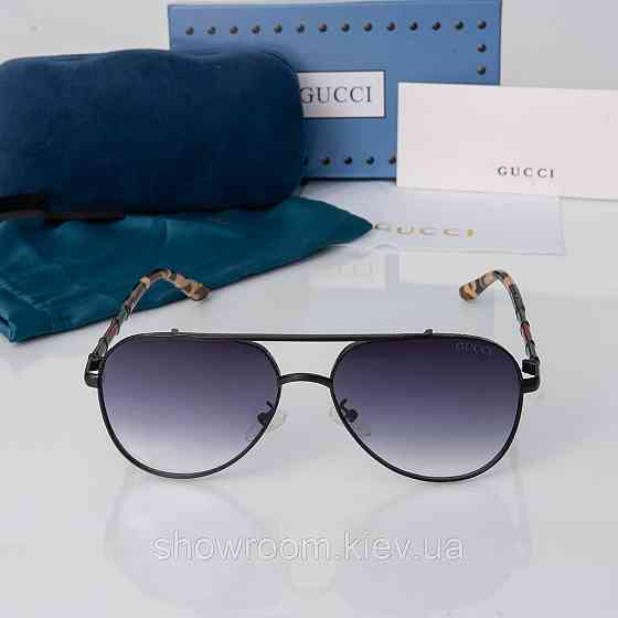 Чоловічі сонцезахисні окуляри GG (7872) black Київ
