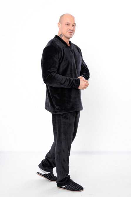 Пижама мужская теплая (домашний мужской комплект) махра топ Киев - изображение 6