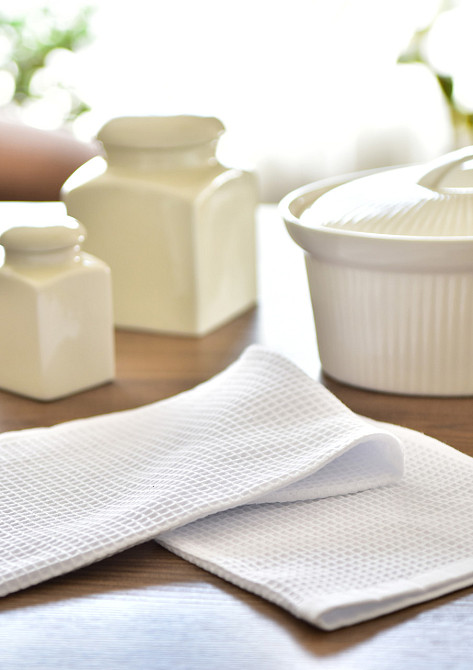 Вафельний рушник Ideal Textile 40х60 см білий 220 г/м2 (56860837) Чернівці - фото 2