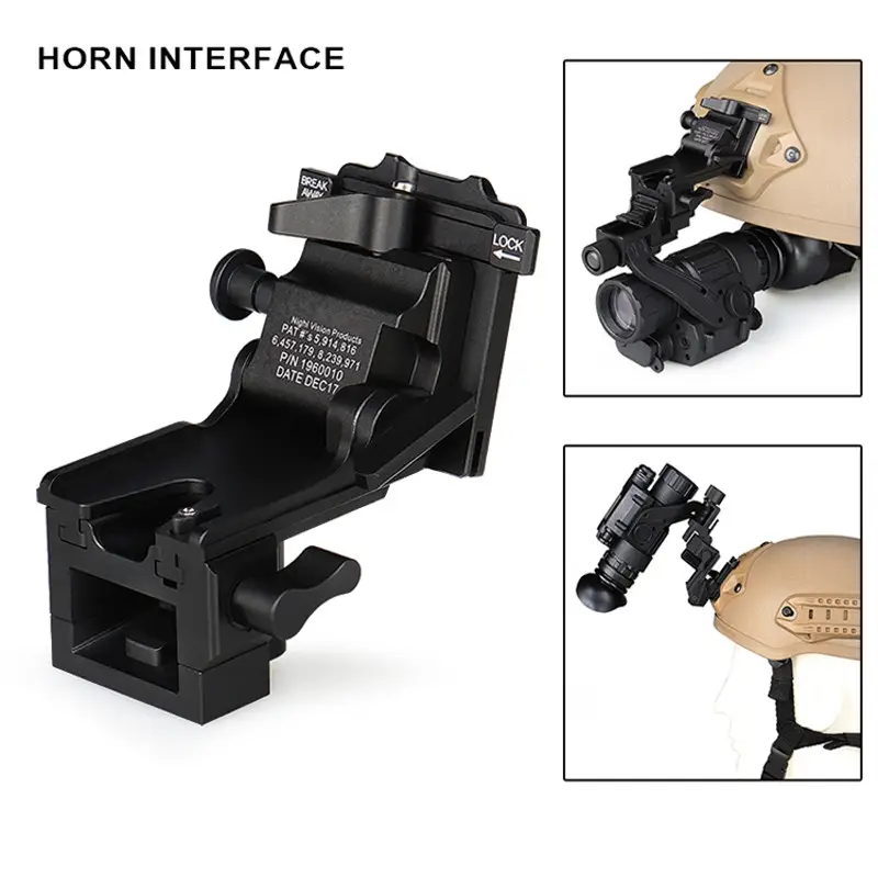 Крепление для NVG c Horn и Dovetail интерфейсами для PVS-7/14/15/18/21/31 Norotos CL24-0237 (Черный) Винница - изображение 8
