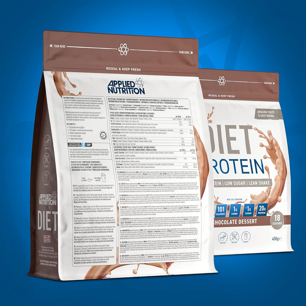 Протеїн Applied Nutrition Diet Whey Protein 450 г, Chocolate Dessert Луцьк - фото 2