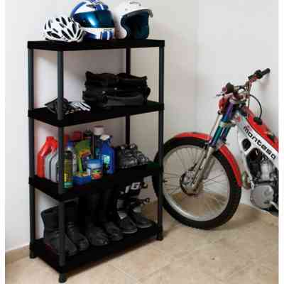 Стеллаж Toomax 4 полки cm. 80x40x138h black (5140) Вінниця