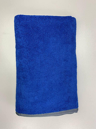 Махровое полотенце Ideal Textile 90х160 см однотонное в асорт. (56860798) Синий Черновцы - изображение 5