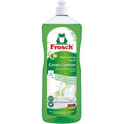 Средство для ручного мытья посуды Frosch Зеленый лимон 1 л (4009175148094/4009175170675) Винница
