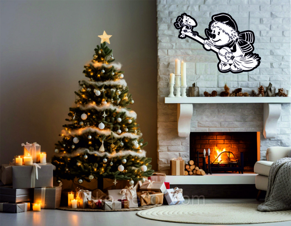 Декоративне настінне Панно «Сніговик», Декор на стену Київ - фото 5