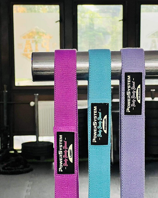 Набір тканевих гумок Power System PS-4129 Booty Band Set Long 3шт. Каменское - изображение 10