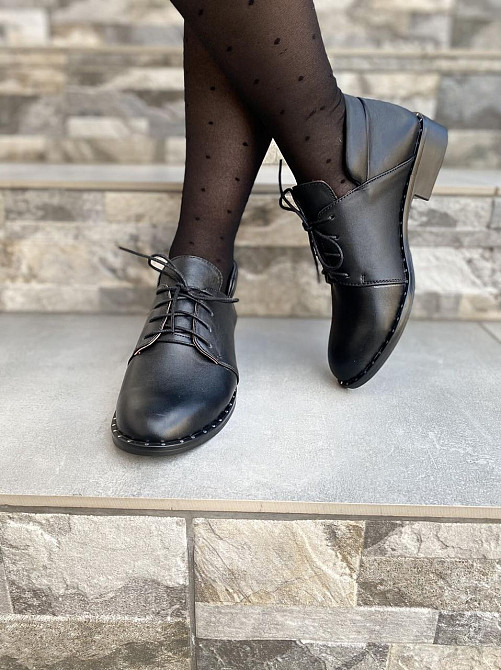 YDG-bellini Туфлі жіночі YDG-bellini 18405 чорні (весна-осінь, шкіра натуральна) (2048) лише 37 Коломия - фото 6