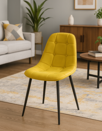 Стілець Агата обідній колір жовтий Дніпро