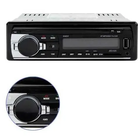 Автомагнитола JSD-520BT +AUX +Радио +Bluetooth, Блютуз магнитола в машину, Автомобильная магнитола 1 din Коломия - фото 7