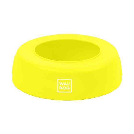 Миска-непроливайка  WAUDOG Silicone, 1 л желтый Винница