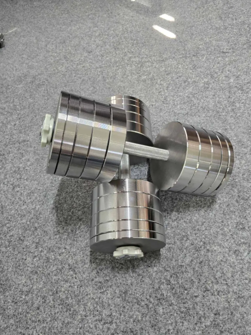 Гантели наборные 2 по 40 кг металлические без покрытия Kachai Zelezo Iron Pro Киев - изображение 2