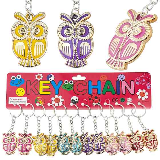 Брелоки для ключів жіночий Сова 12 шт. Київ