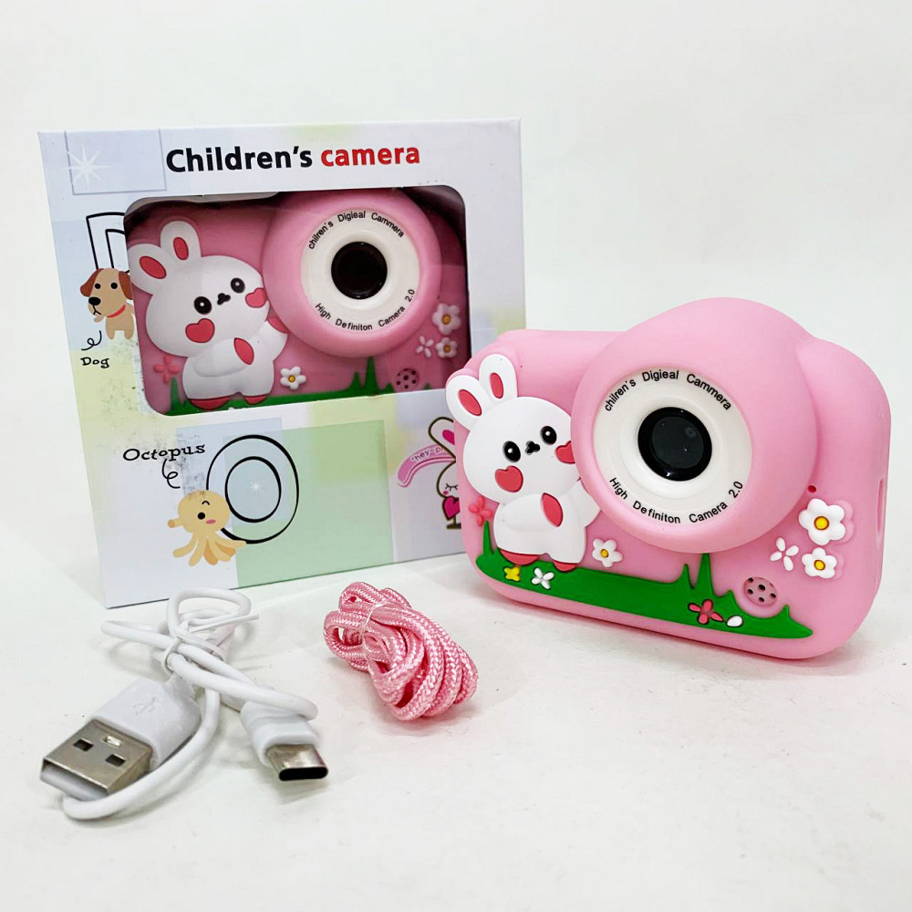 Дитячий фотоапарат M03 PINK RABBIT JV-17 Івано-Франківськ - фото 1
