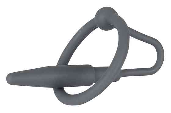Ерекційне кільце - Penis Plug With Glans Ring Sex Aura Київ