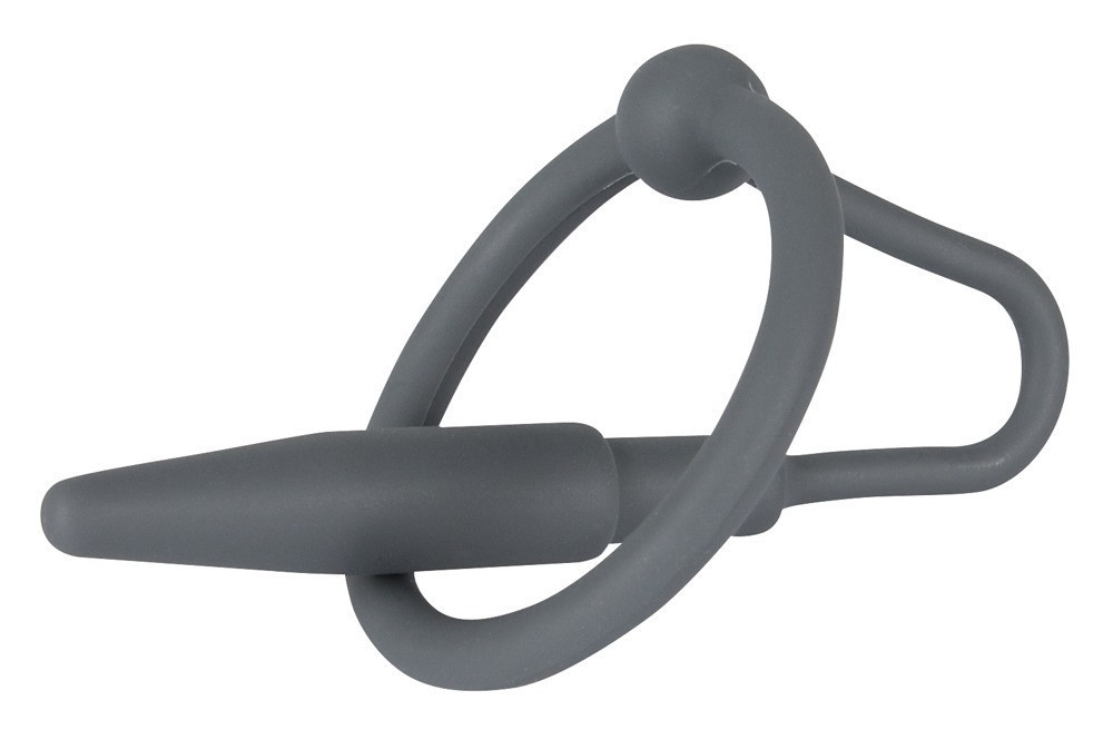 Ерекційне кільце - Penis Plug With Glans Ring Sex Aura Київ - фото 4