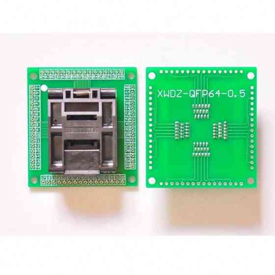 Адаптер TQFP64/LQFP64/QFP64 в DIP64 для программатора Киев