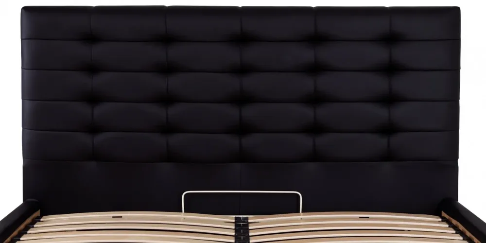 Кровать Двуспальная Erika VIP 160 х 190 см Fly 2230 С дополнительной металлической цельносварной рамой Черный Киев - изображение 4