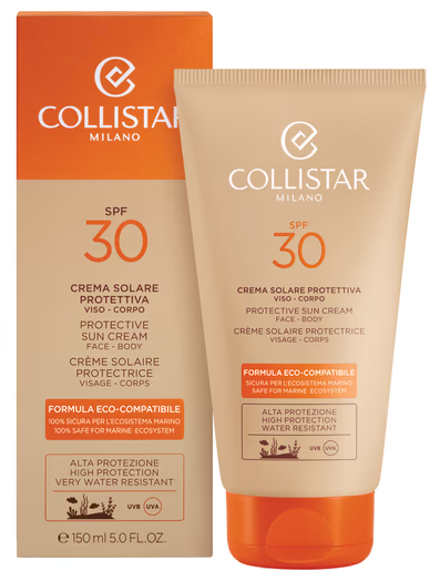 Солнцезащитный крем Collistar Crema Solare Protettiva SPF 30 150ml Славянск - изображение 2
