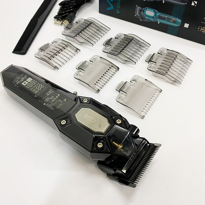Машинка для стрижки с множеством насадок VGR V-600, Домашняя машинка аккумуляторная для стрижки волос RN-52 Львов - изображение 4