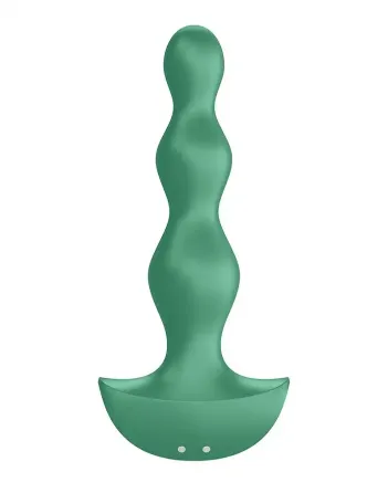 Анальний стимулятор-намистини з двома моторами Satisfyer Lolli-Plug 2 Green Львів