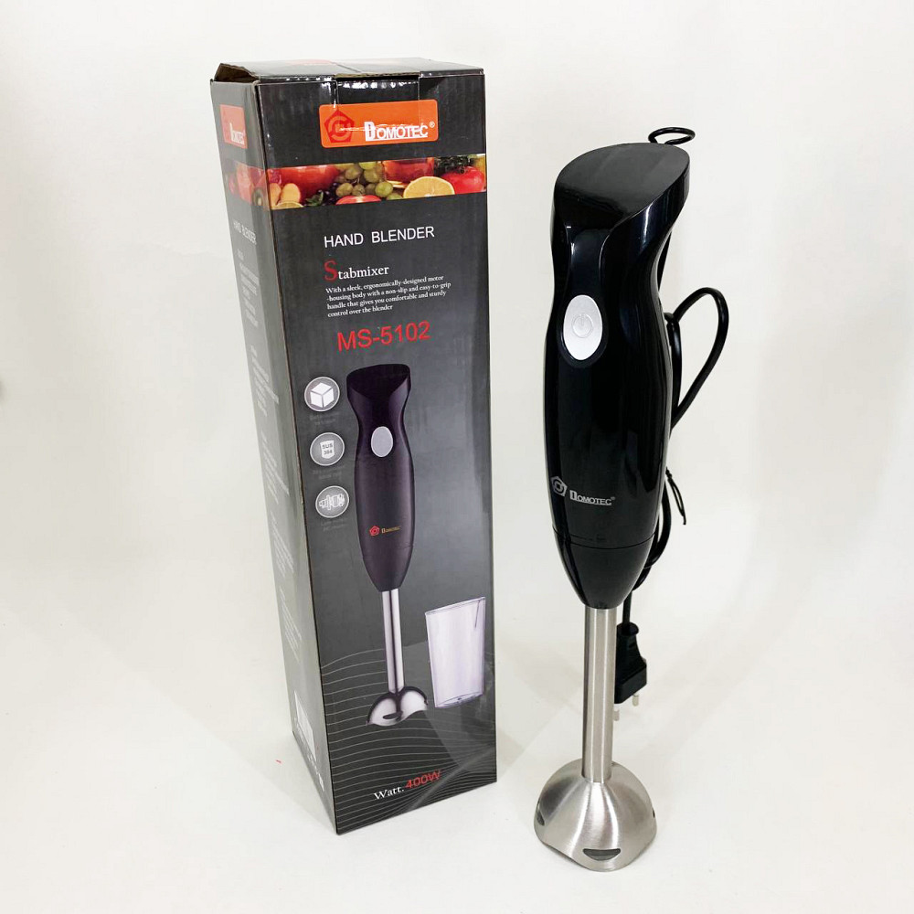 Блендер електричний занурювальний для дому DOMOTEC MS-5102 400 W, Блендер для смузі і соусів OS-28 Львів - фото 7