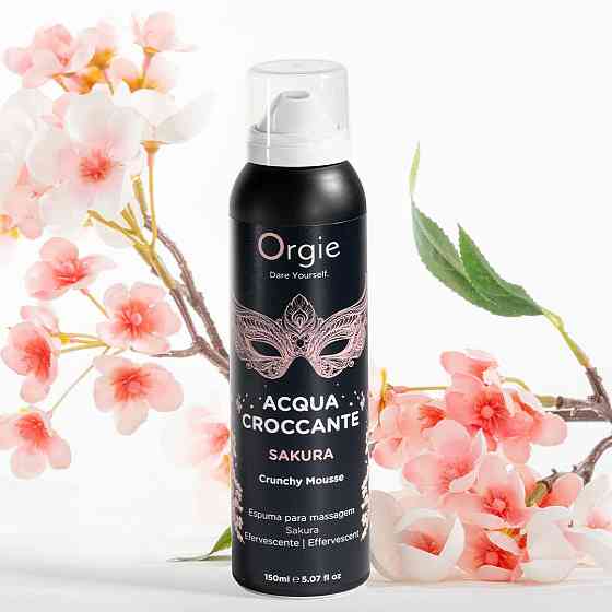 Масажна пінка Orgie – Acqua Croccante Sakura (150 мл), ефект бульбашок, що лопаються Sex Aura Київ