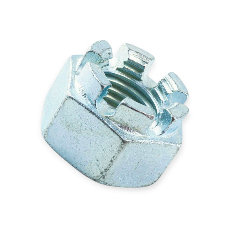 Гайка М30 корончатая 8кл цинк (ст.шаг 3,5) Мукачево - изображение 1