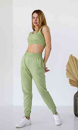 Спортивні штани жіночі джогери Оливковий XS Харків